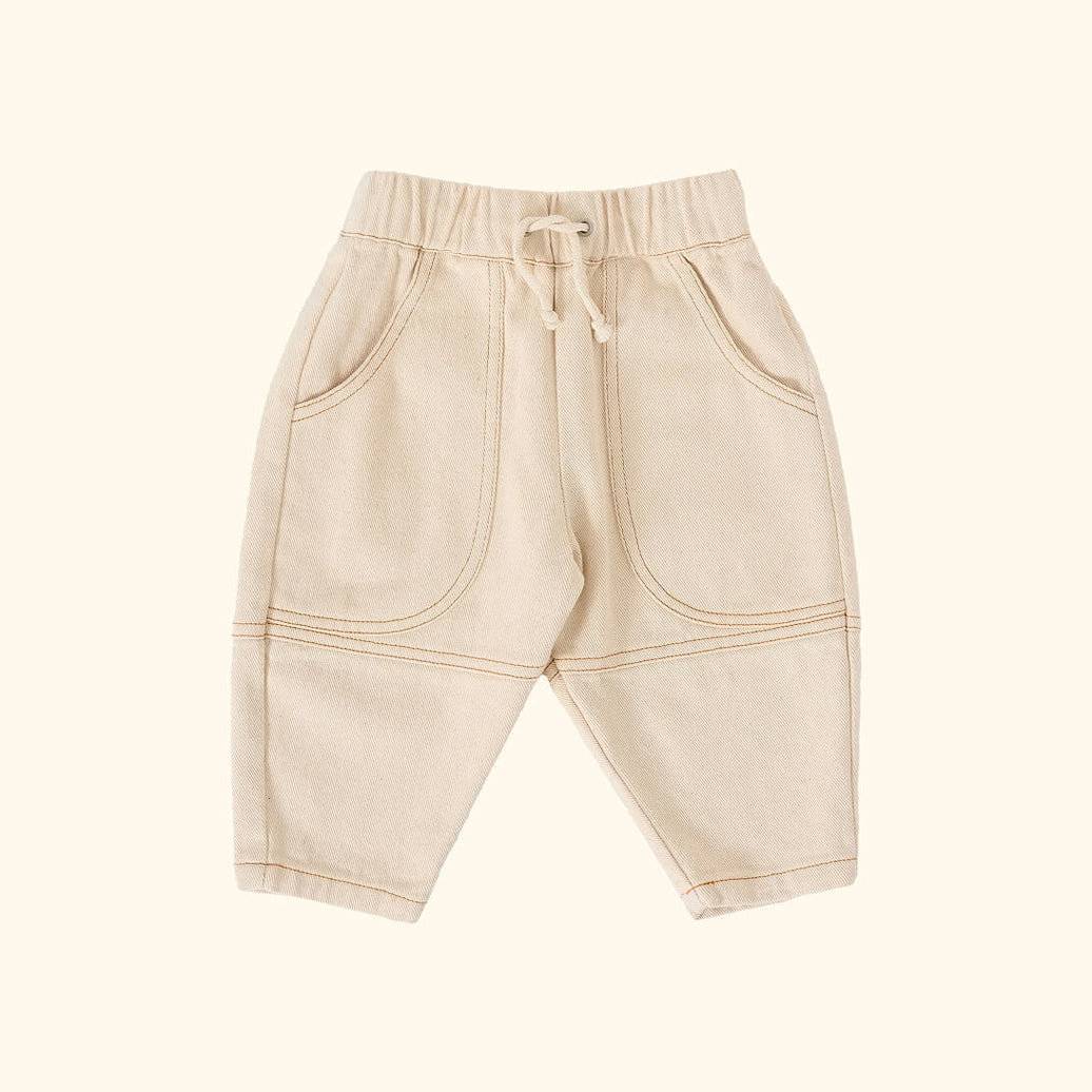 Drew Denim Pocket Pant Oat