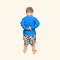 Astro Boy The Mighty Atom Swim Rash Vest Blue