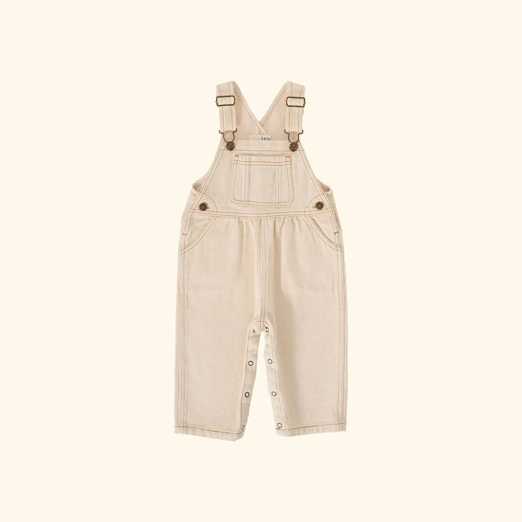 Austin Denim Overalls Oat