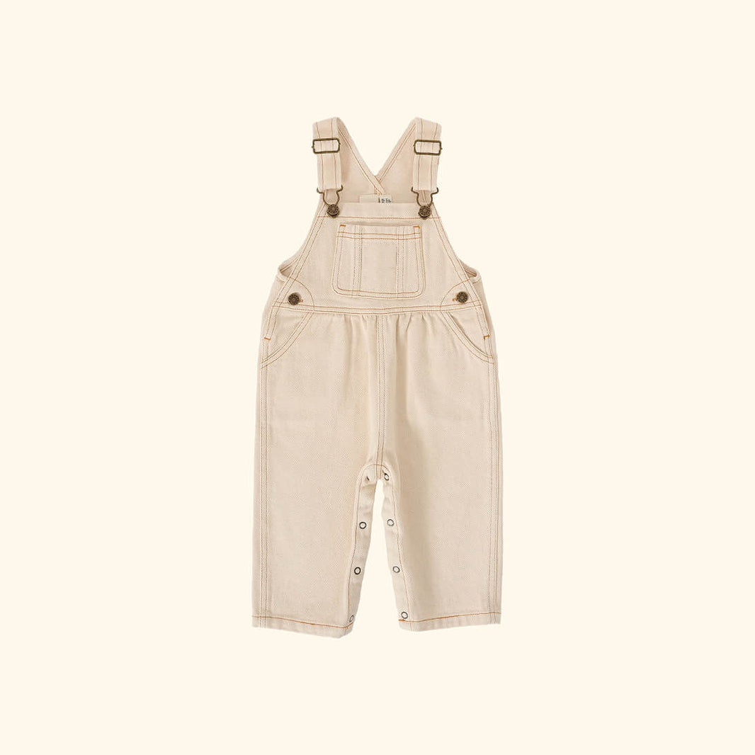 Austin Denim Overalls Oat