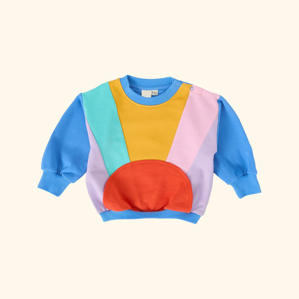 Catching Some Rays Terry Sweater Bright