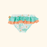 Daisy Delight Frill Waist Bikini Bottom Lagoon