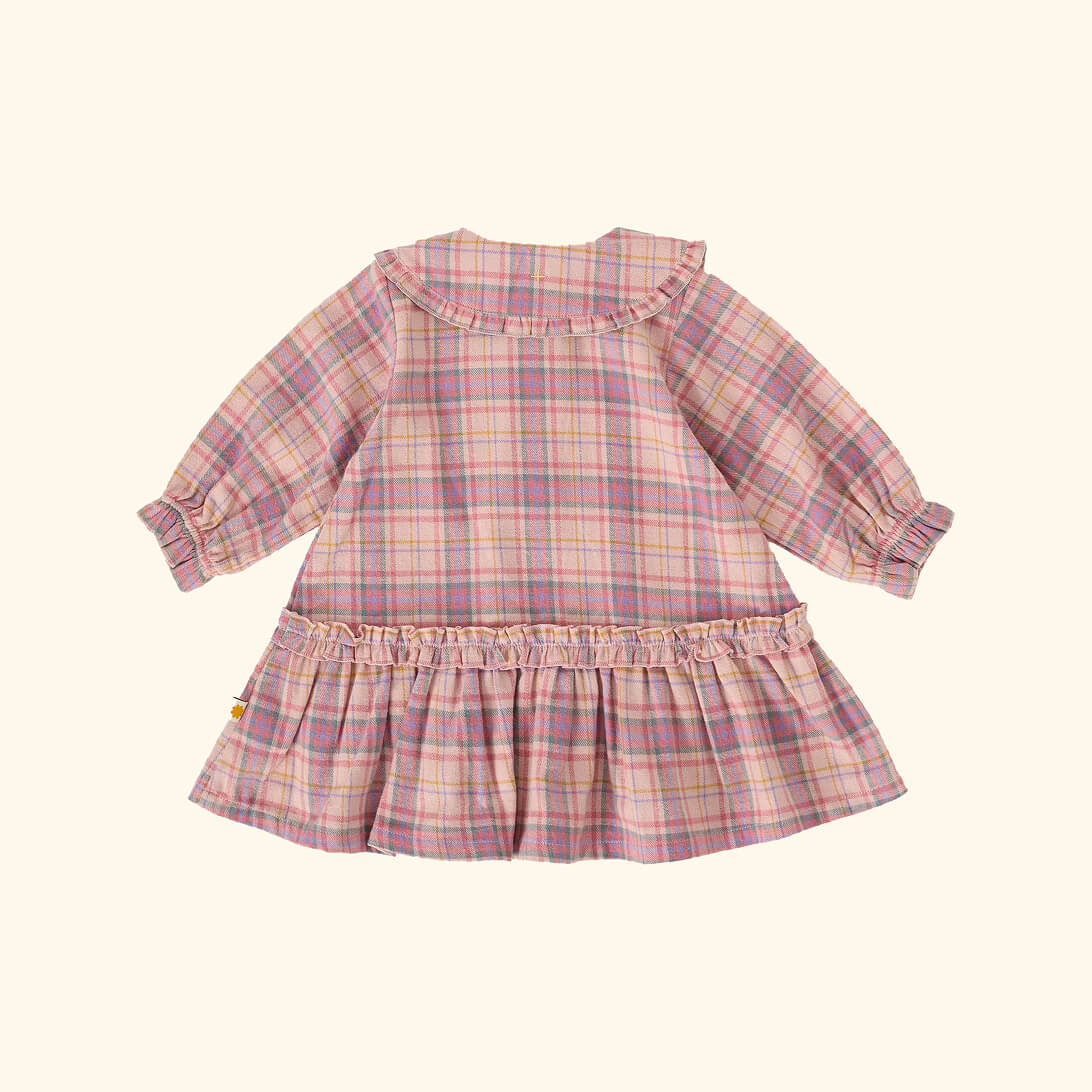 Diana Collared Check Dress