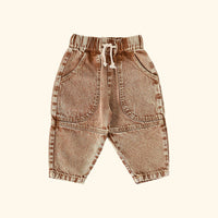 Drew Denim Pocket Pant Brown