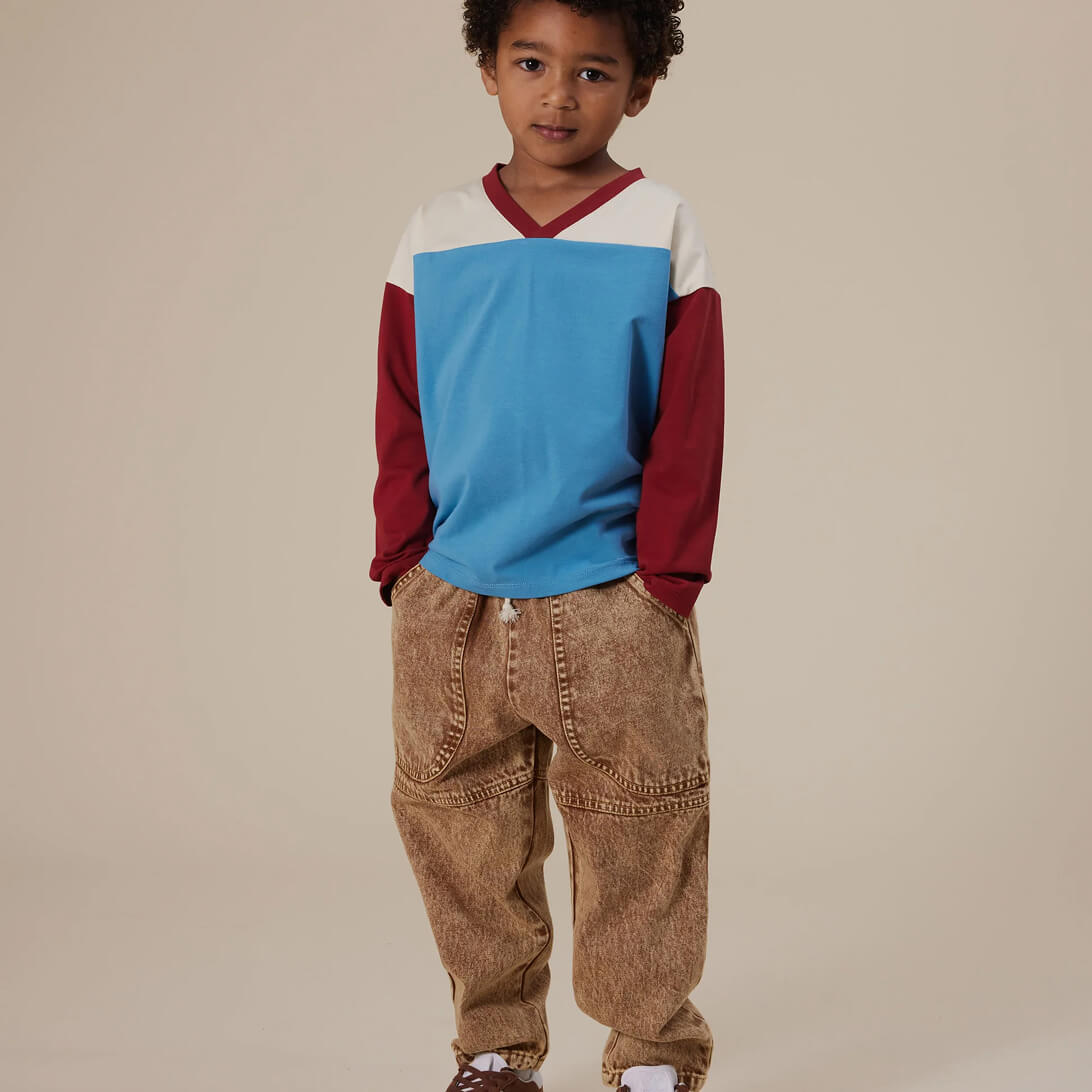 Drew Denim Pocket Pant Brown