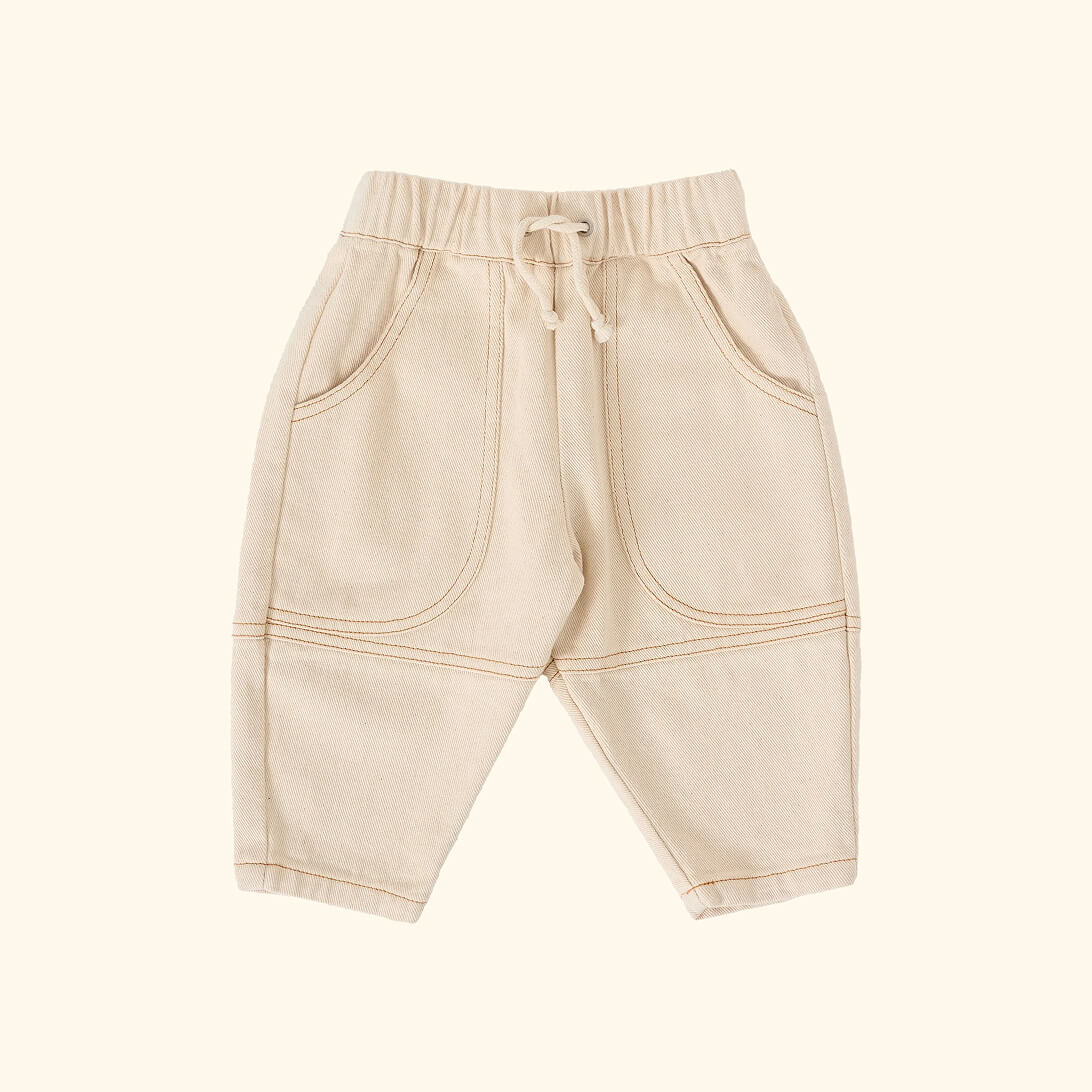Drew Denim Pocket Pant Oat