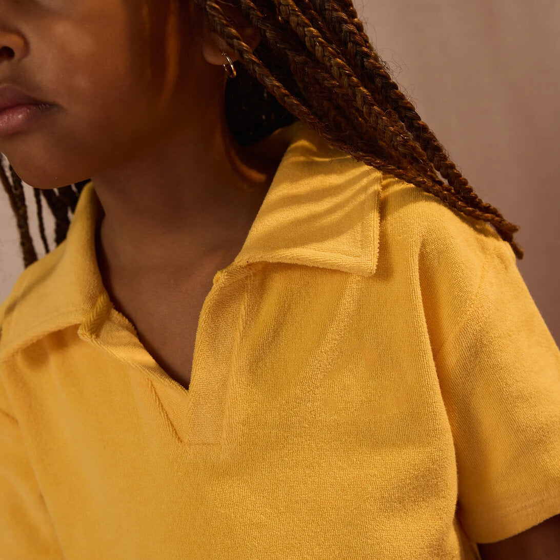 Go for Gold Terry Towelling Polo Shirt