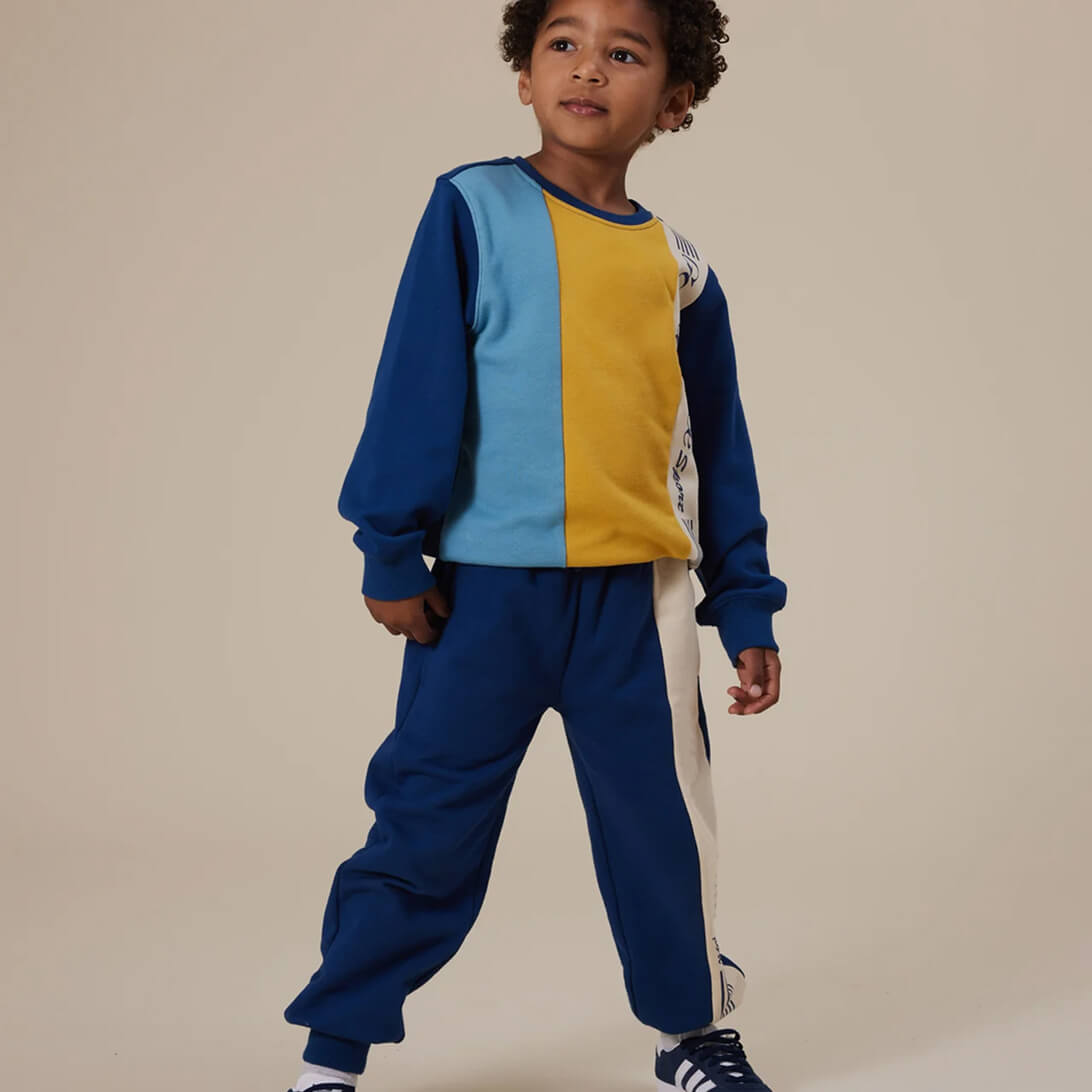 Goldie Sports Day Terry Sweater Navy