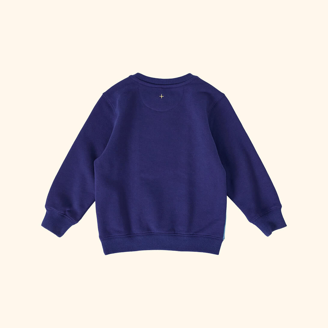 Goldie Sports Day Terry Sweater Navy