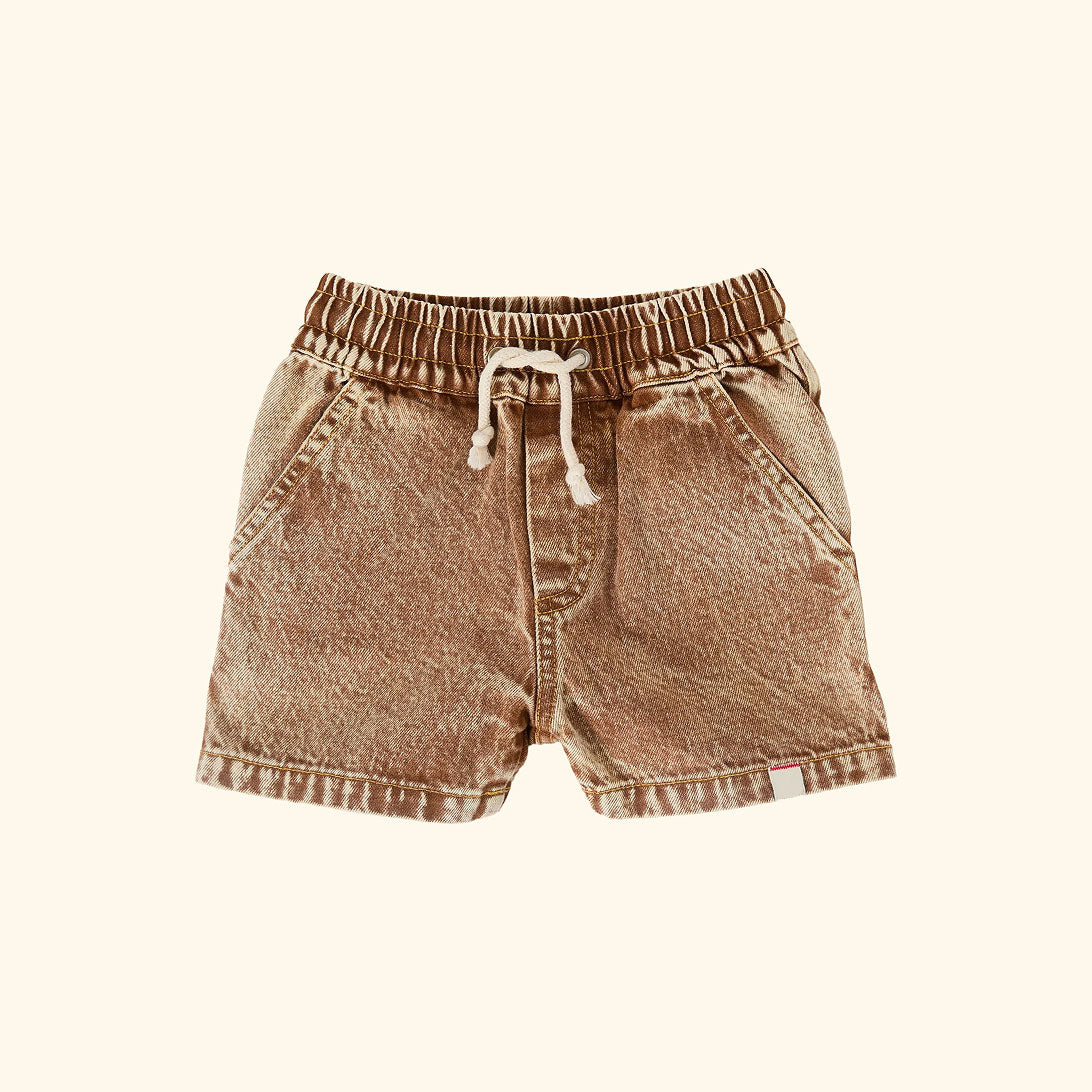 Noah Denim Shorts Brown