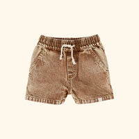 Noah Denim Shorts Brown