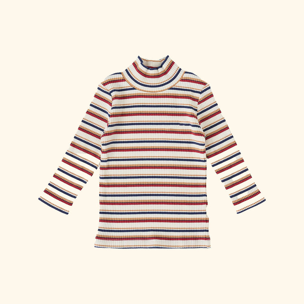 Outback Stripe Embroidered Rib Skivvy
