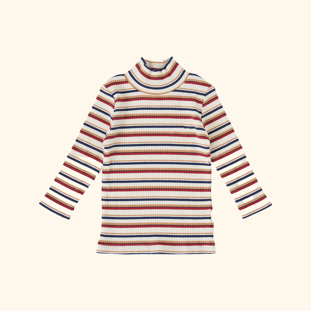 Outback Stripe Embroidered Rib Skivvy