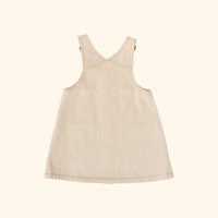 Penelope Pinafore Pocket Dress Oat