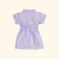 Piper Denim Belted Dress Mauve