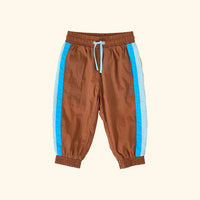 Retro Lightweight Sporty Pants Brown