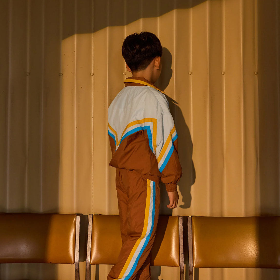 Retro Lightweight Sporty Pants Brown