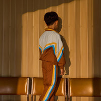 Retro Lightweight Sporty Pants Brown