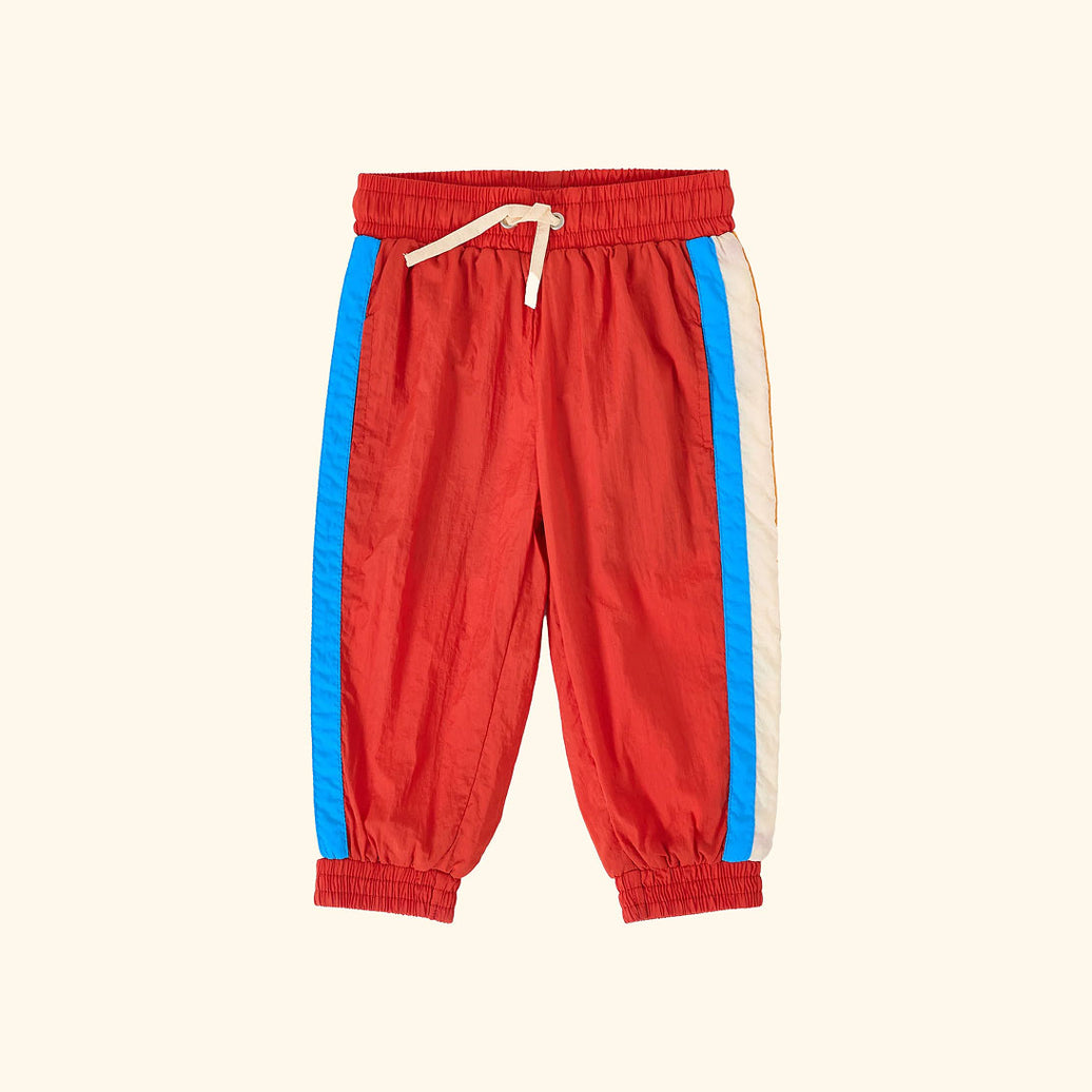 Retro Lightweight Sporty Pants Red
