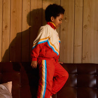 Retro Lightweight Sporty Pants Red