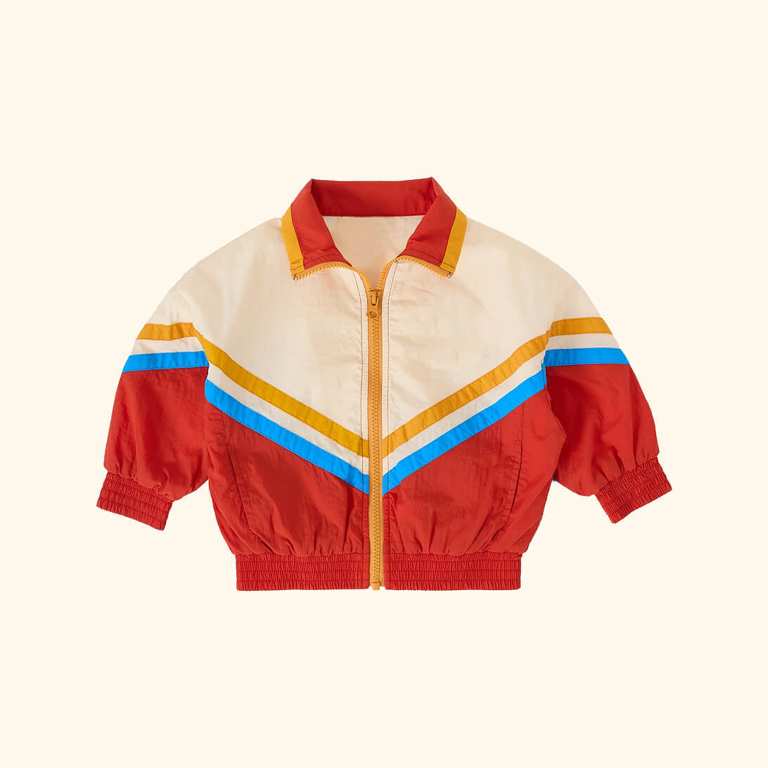 Retro Lightweight Spray Jacket Red