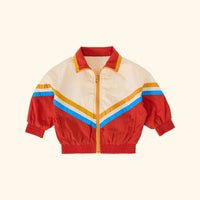 Retro Lightweight Spray Jacket Red