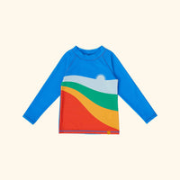 Ride The Wave Rashguard Blue Multi