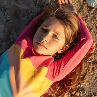 Ride The Wave Rashguard Pink Multi