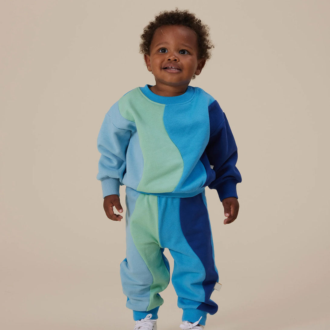 Rio Wave Terry Sweatpants Ocean Blue