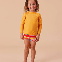 Surf's Up Dino Rashguard Golden